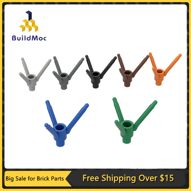 Детали MOC 24855, 10 шт., совместимые с стеблями растений, Совместимые Кирпичи «сделай сам», сборные строительные блоки, детская головоломка, игрушка для мозга, подарок