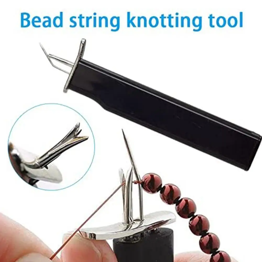 

Beading Knotting Tool Pearl Agate Knotter Make Secure Knot Tight Consistent DIY Jewelry Making Crafting Knotter Handheld Beading