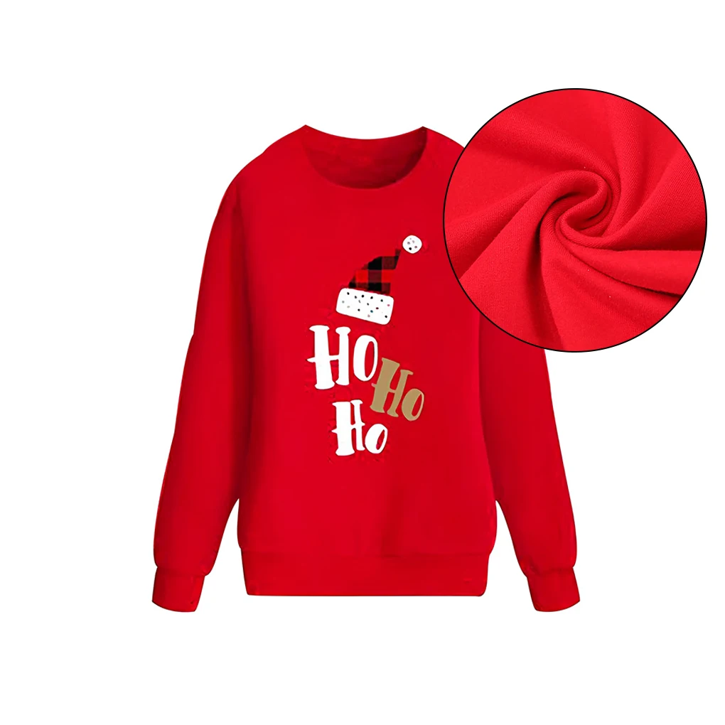 

Hoodie Matching Outfits Long-Sleeved Photography Clothing Clothes Mother Kids Costume Christmas Festival Gifts