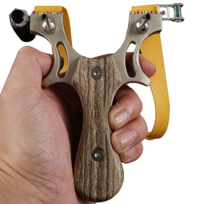 

High Power Hunting Infrared Aiming Catapult Hunting Catapult Flat Rubber Band Outdoor Sports Game Catapult Accessories