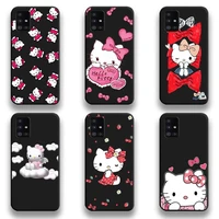 lovely hello kitty phone case for samsung galaxy a52 a21s a02s a12 a31 a81 a10 a20e a30 a40 a50 a70 a80 a71 a51 5g