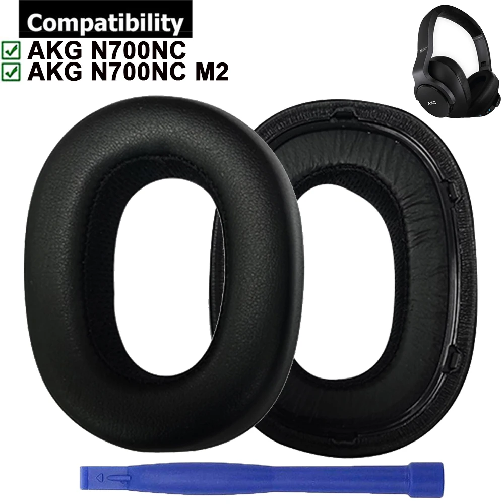 1 Pair Replacement Protein Leather Earpads Ear Pads Cushion Cover Muffs Repair Parts For AKG N700 N700NC M2 Over-Ear Headphones