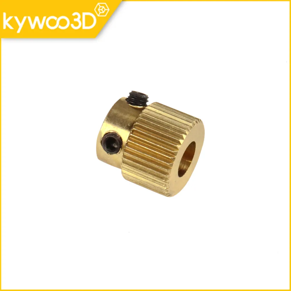 

Kywoo3D MK8 Экструзионная передача 40 зубьев, латунный приводной редуктор, зубчатое колесо для экструдера 3D принтера серии Ender3 CR10 Tycoon