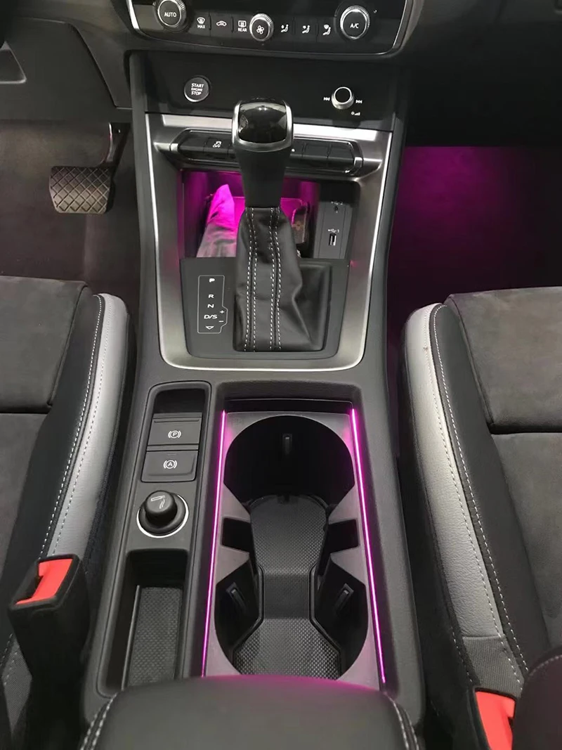 

Светодиодный светильник для Audi Q3 2018 +, декоративное освесветильник, освещение для создания атмосферы, освещение для внутренней двери, ориги...