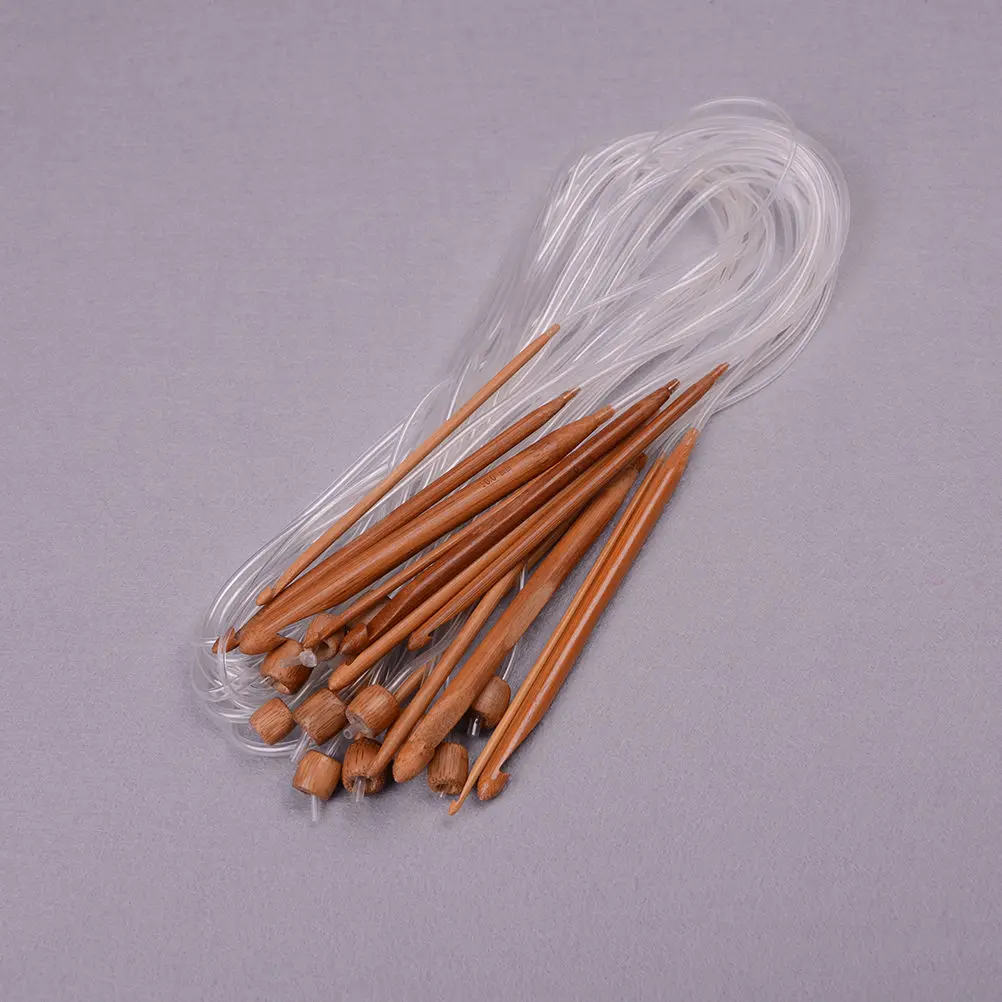 

12 Pcs/Set Tunisian Carbonized Bamboo Needle Crochet Hooks 1.2m High Quality Different Sizes/Set 12 Different Sizes