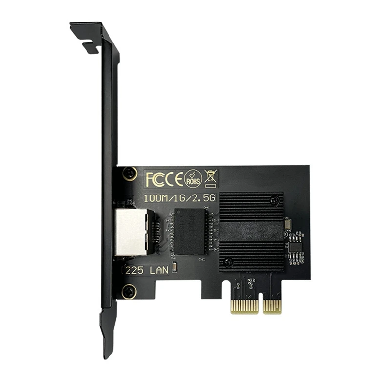 

FULL-PG-1225-V Gigabit Ethernet PCI-E Network Card 10/100/2500Mbps 1Gbps/2.5Gbps RJ45 LAN Pcie Adapter For PC