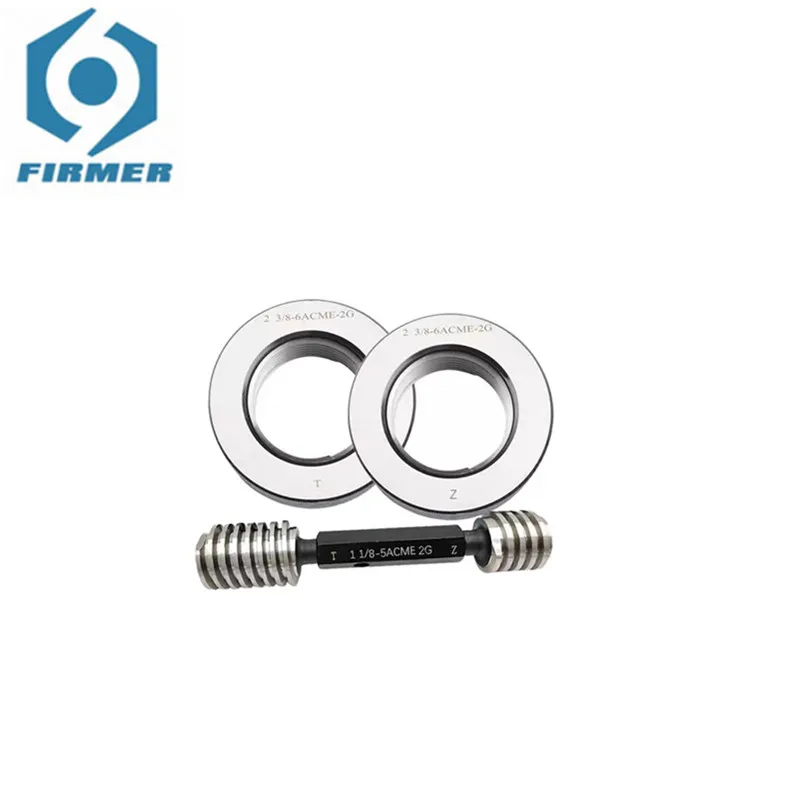Американский кольцевой калибр с трапециевидной резьбой GO NOGO Gauge 3/4-6 7/8-6 1 1/4-5 5/8-8