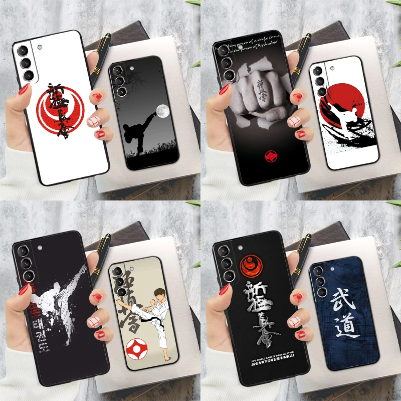 Чехол для телефона Kung Fu Oyama Kyokushin Karate Samsung Galaxy S24 S22 S23 Ultra S20 S21 FE S9 S10 Note 10 Plus 20