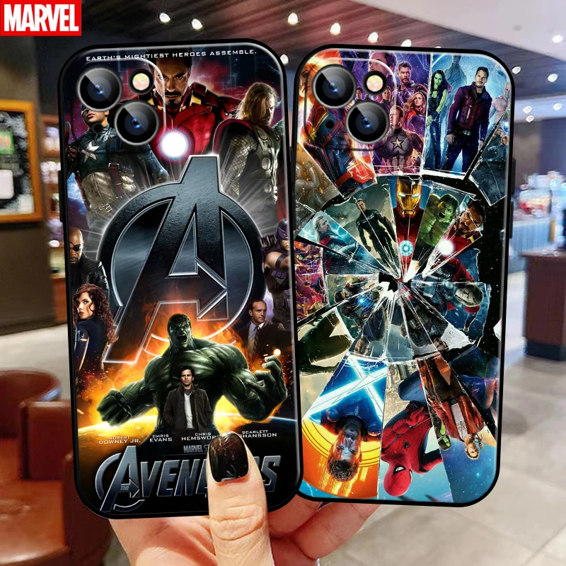 

Marvel Avengers For Apple iPhone 13 12 11 Pro 12 13 Mini X XR XS Max SE 6 6S 7 8 Plus Phone Case Carcasa Soft Funda TPU
