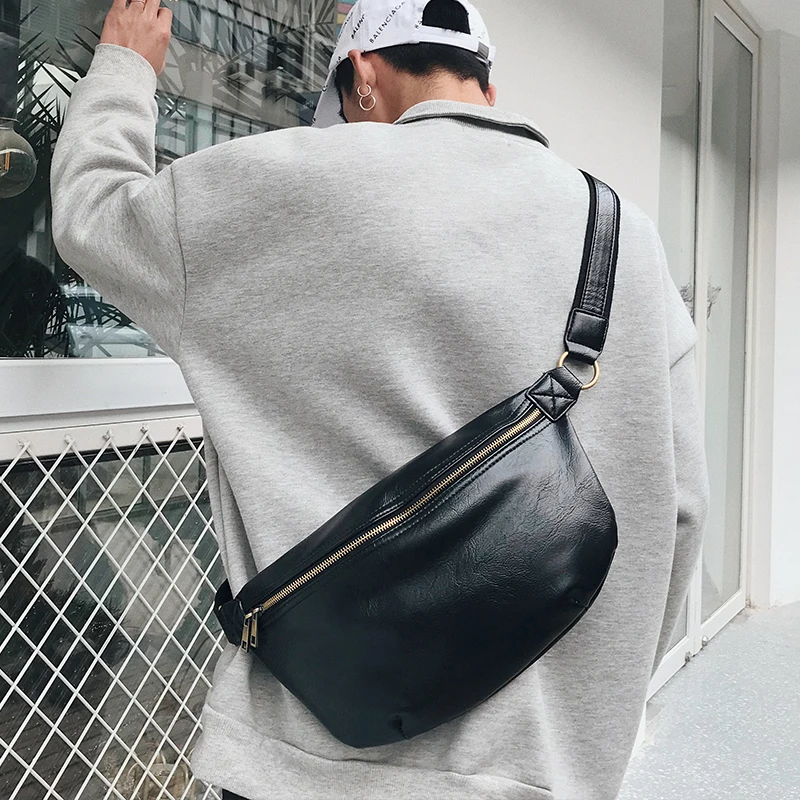 

Нагрудная дизайнерская большая Повседневная сумка для мужчин, роскошные мужские сумочки через плечо, брендовые кожаные забавные дорожные клатчи на ремне