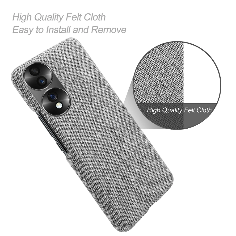 

Honor 70 For Huawei Honor 70 Case Cover For Huawei Honor 70 Capas Luxury Fabric Antiskid Cloth Cover For Honor 70 Pro Fundas