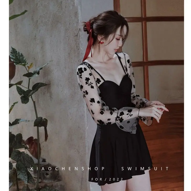 

Young Girls Cute Swimsuit Swimming Suit Women Korean Hot Spring One-piece Swimsuit Designer Bathing Suit Sexy Swimwear