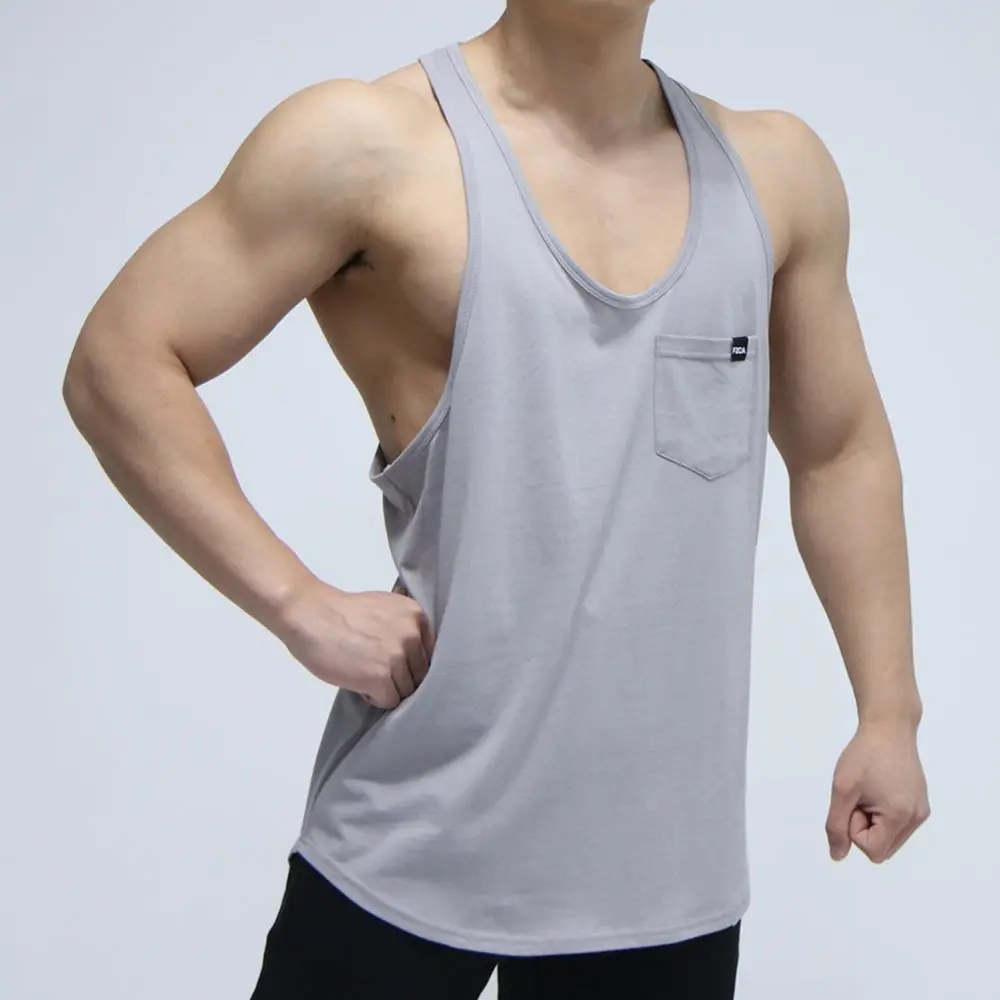 

Майка Мужская Спортивная однотонная, брендовая Модная рубашка без рукавов, майка-безрукавка, тренировочная одежда для бодибилдинга