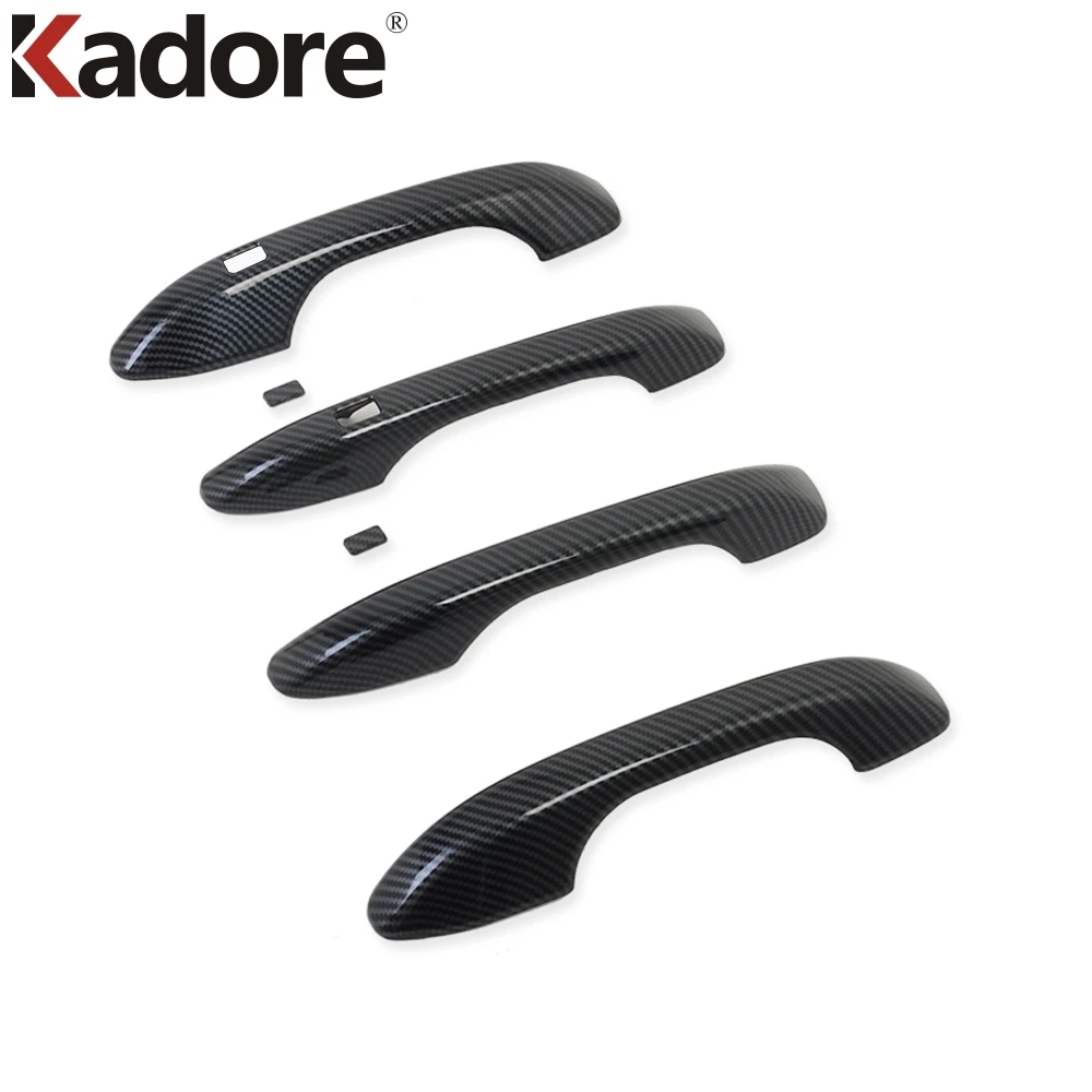 Накладка на дверную ручку для Hyundai Cantus Creta ix25 2020 2021 из углеродного волокна