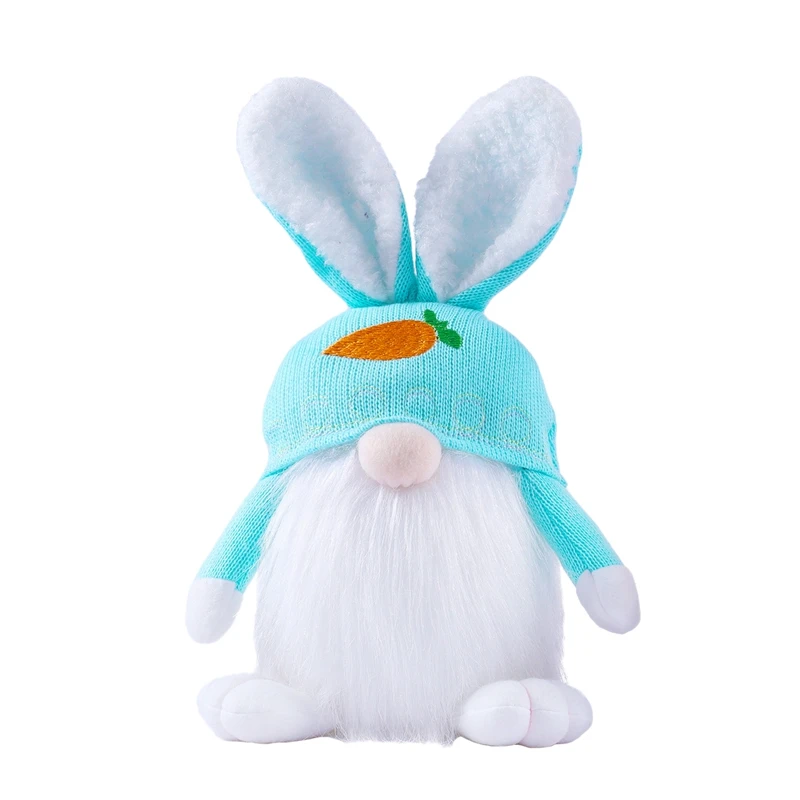 

Светящийся Пасхальный кролик со светодиодами, гном, кролик Tomte ручной работы, плюшевые игрушки, кукла, орнамент, праздничные домашвечерние п...