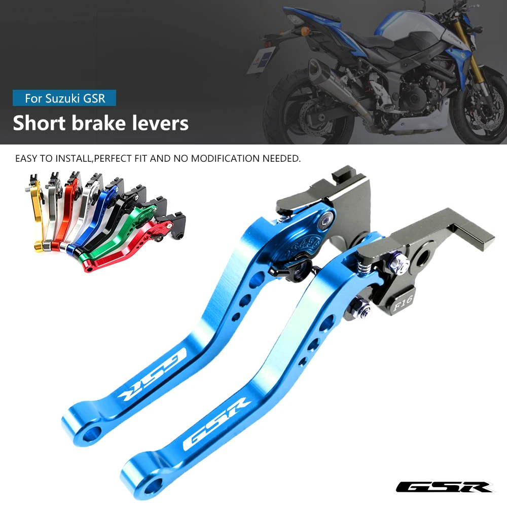 

Для SUZUKI GSR750 2011-2018 GSR600 2006-2011 GSR 600 750 CNC короткий рычаг тормоза сцепления Мотоциклетные аксессуары ручки рычаги