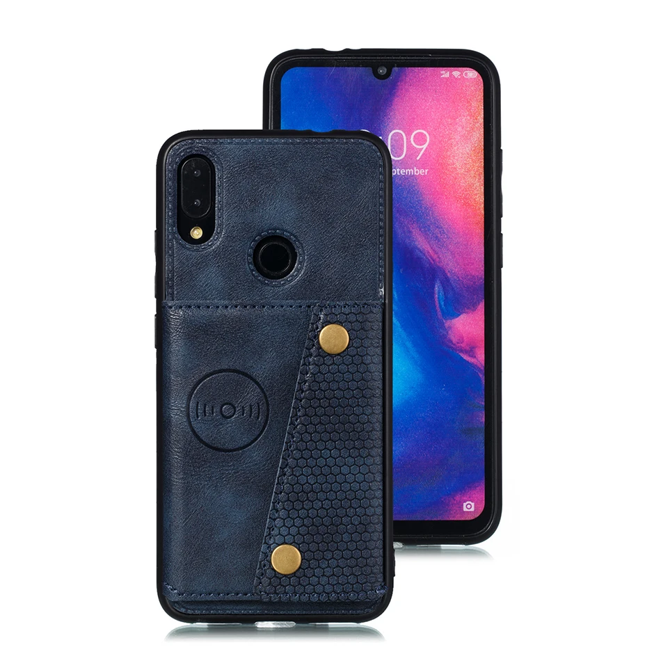 TPU + PU Leather Credit Card Cover for Xiaomi 11 Lite 10T 11T POCO F3 M3 X3 Nfc X4 Pro Redmi 10C 9 9T 9A 9C Note 10 9 8 8T Capa