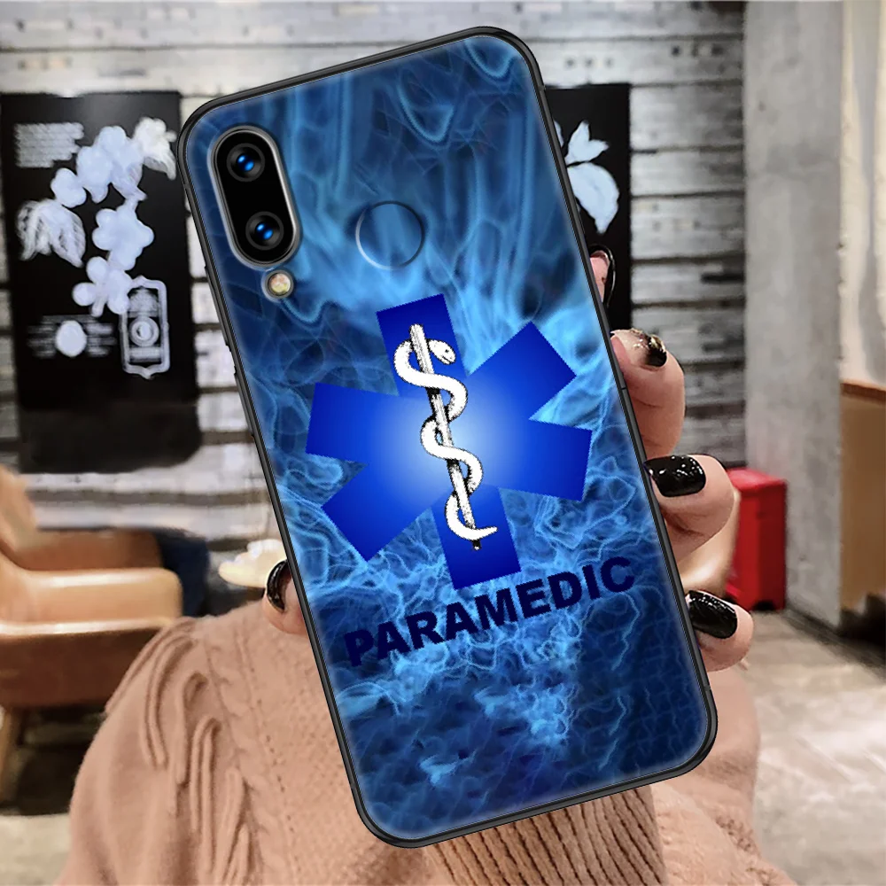 Фото Медицинский спасательный чехол EMT EMS для телефона Huawei Honor 6 7 8 9 10 10i 20 A C X Lite Pro Play, черный художественный бампер, трендовый чехол, 3D чехол №3