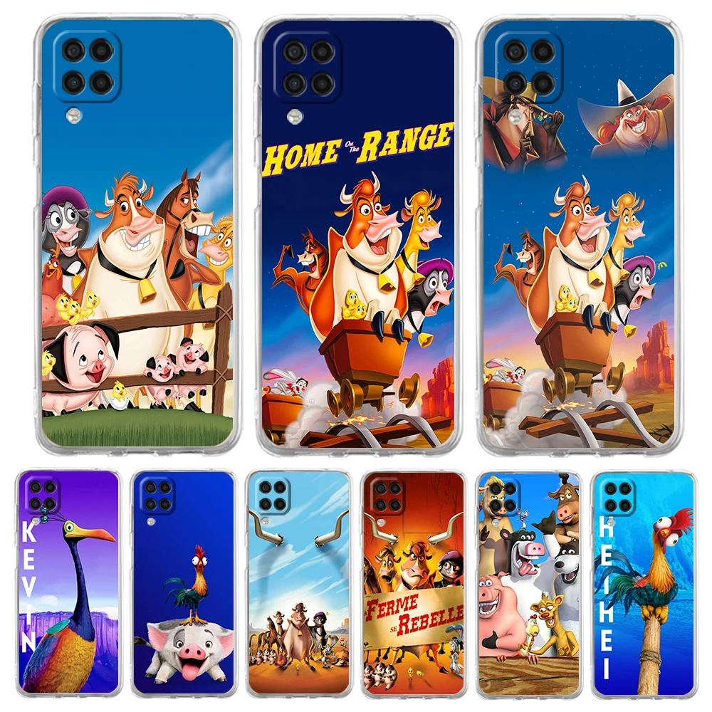 

Disney Home On The Range Phone Case Cover For Samsung Galaxy A53 A32 A52 A72 A13 A22 A51 A71 A41 A31 A21S 5G Transparent TPU Bag