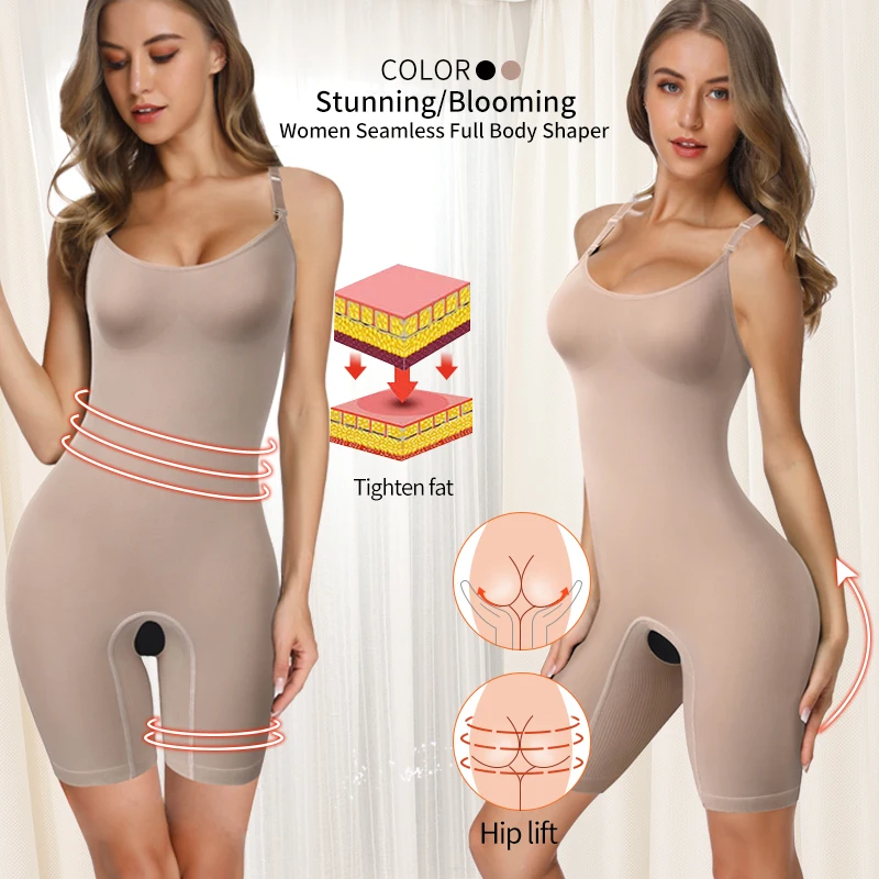 Women Full Body Shaper Bodysuit Shapewear Tummy Control Slimming