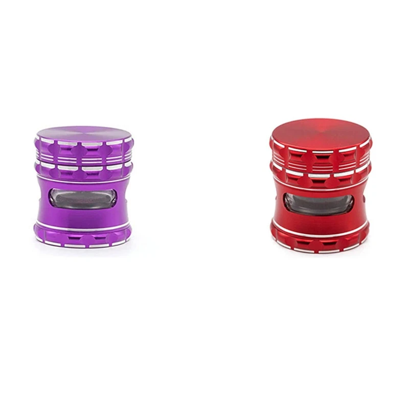 

Металлическая мельница для трав, 4 части, Большой измельчитель специй, идеальная система захвата пыльцы, съемный спутанный экран