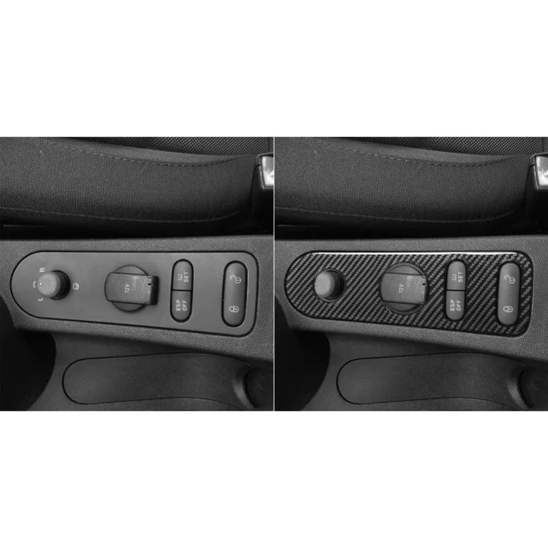 Фото Наклейка из настоящего углеродного волокна для Seat Leon Altea 2005 2006 2007 2008-2010 2011 2012 для Toledo 2005-2009 LHD RHD автомобильный дверной замок шестерни №5