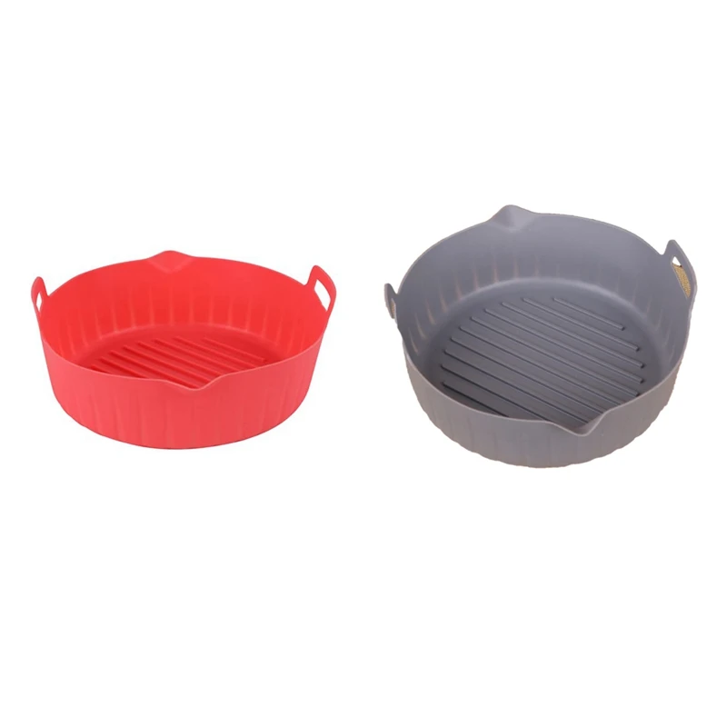 

2PCS Silicone Air Fryer Liner Air Fryer Silicone Pot For Air Fryer Accessories B