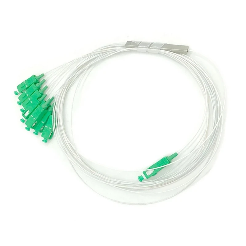 10 шт./лот 1X2 1X4 1X8 1X16 1X32 PLC SC/APC SM 0 9 мм стальная трубка ПВХ 1 м FTTH волоконно-оптический