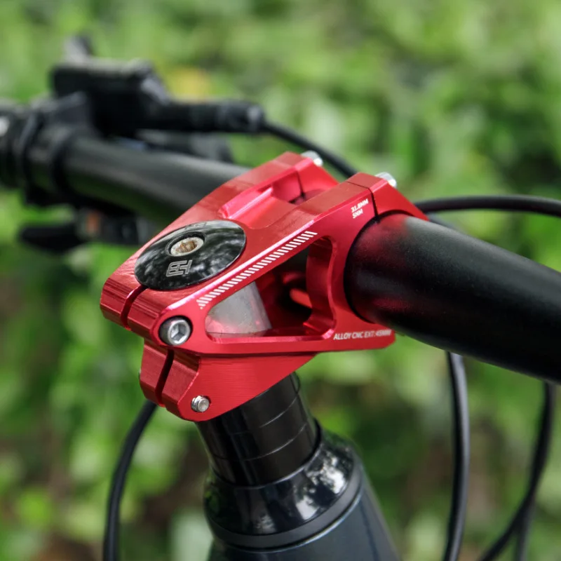 

Ultralight 45mm Mountain Bike Stem CNC Aluminum Alloy Hollow 31.8x28.6mm Downhill Mtb Bicycle Short Handlebar Stem
