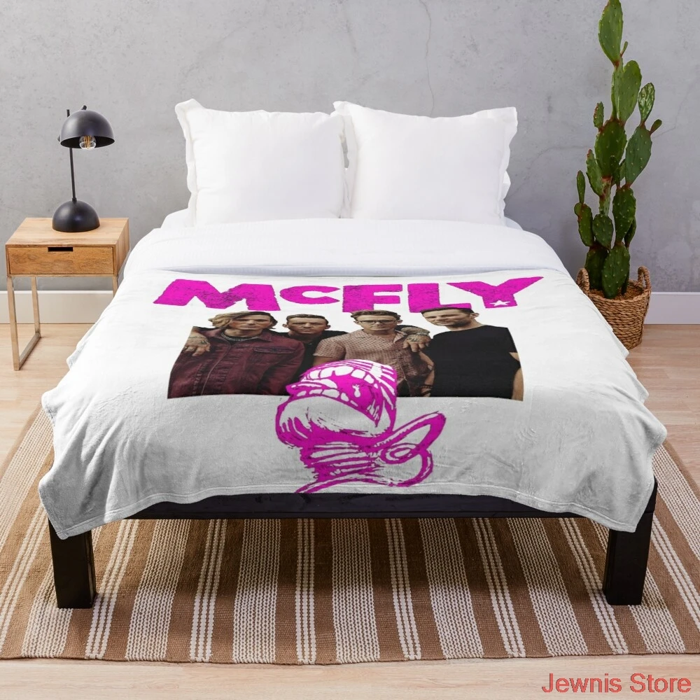 

McFly 2019 плед одеяло мягкая Подложка для сна шерпа для детей девочек мальчиков на Рождество подарок на кровать диван мультяшное одеяло