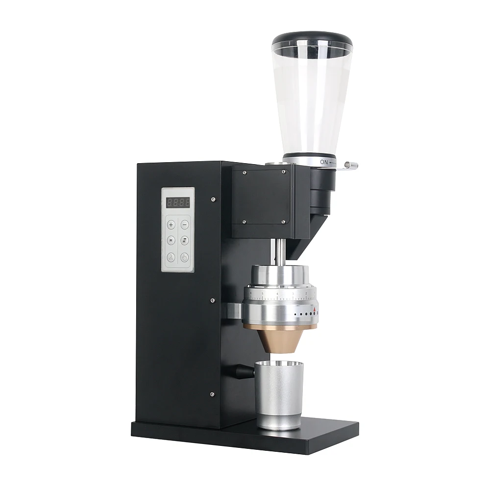 

Electric Coffee Milling Grinder With Timing Stainless Steel Turkish Coffee Beans Grinding Machine Aluminum Hopper C83pro-DD