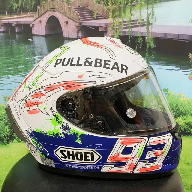 

Full Face Helmet Motorcycle Helmet X-spirit Iii Bradley 3 X-fourteen Sports Graffiti Racing Helmet Motorcycle Helm