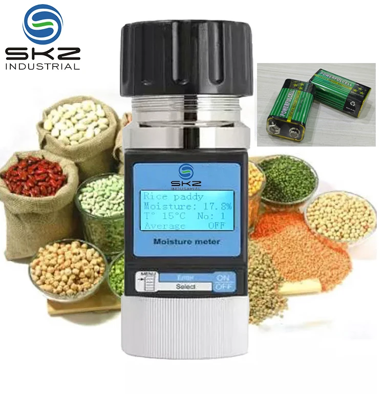 

SKZ111B-2 Multi-language humidity test meter 8-35% paddy Rice moisture analyzer