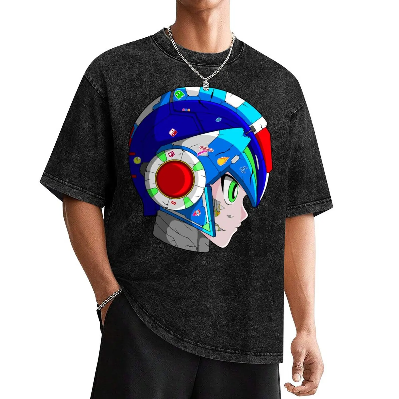 Футболка MEGAMAN X CUSTOM мужская хлопок
