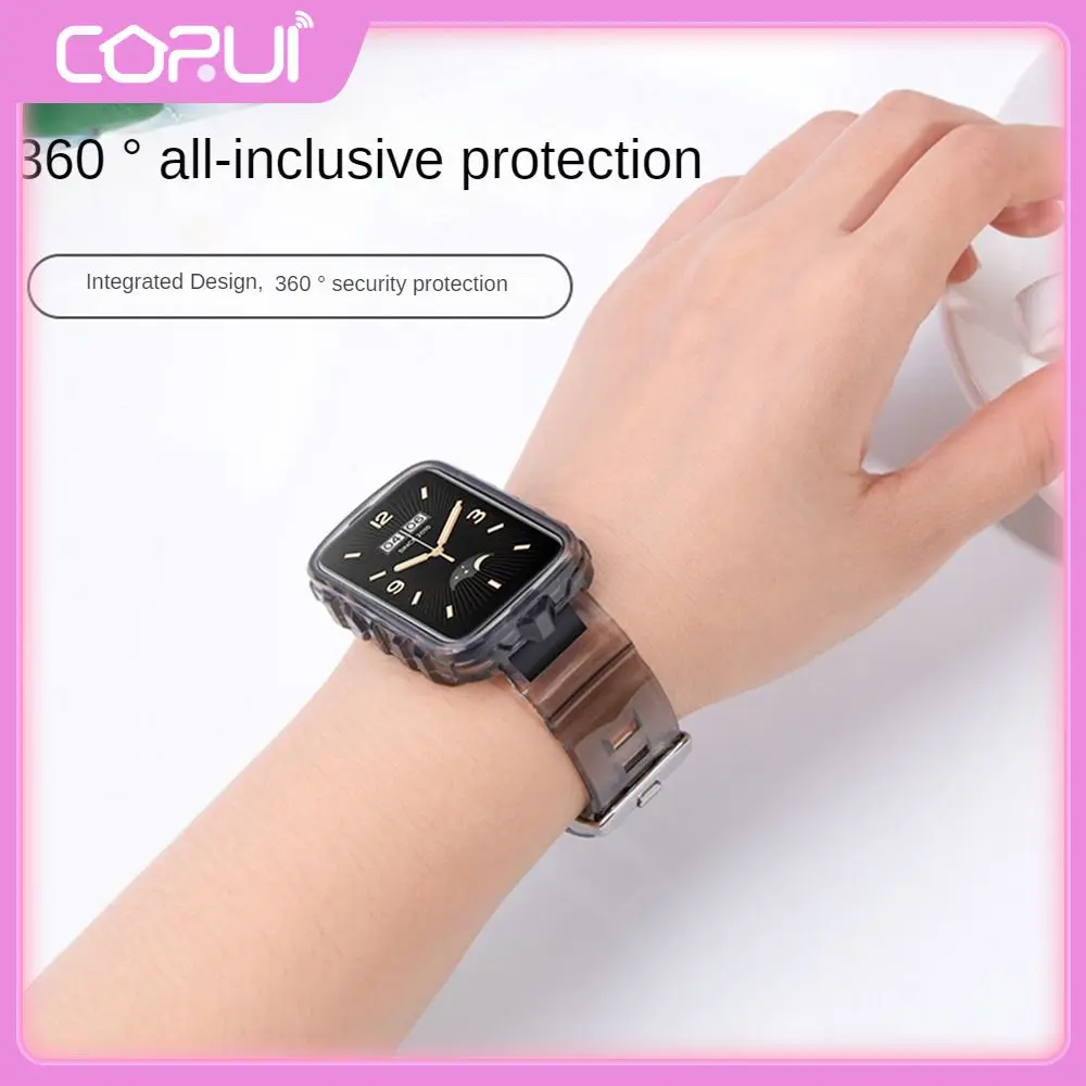 

Smooth And Comfortable Feel Tpu Strap New Glacier Full Belt Frame Strap 360 ° Full Protection Bracelet Wristband Fashion Strap