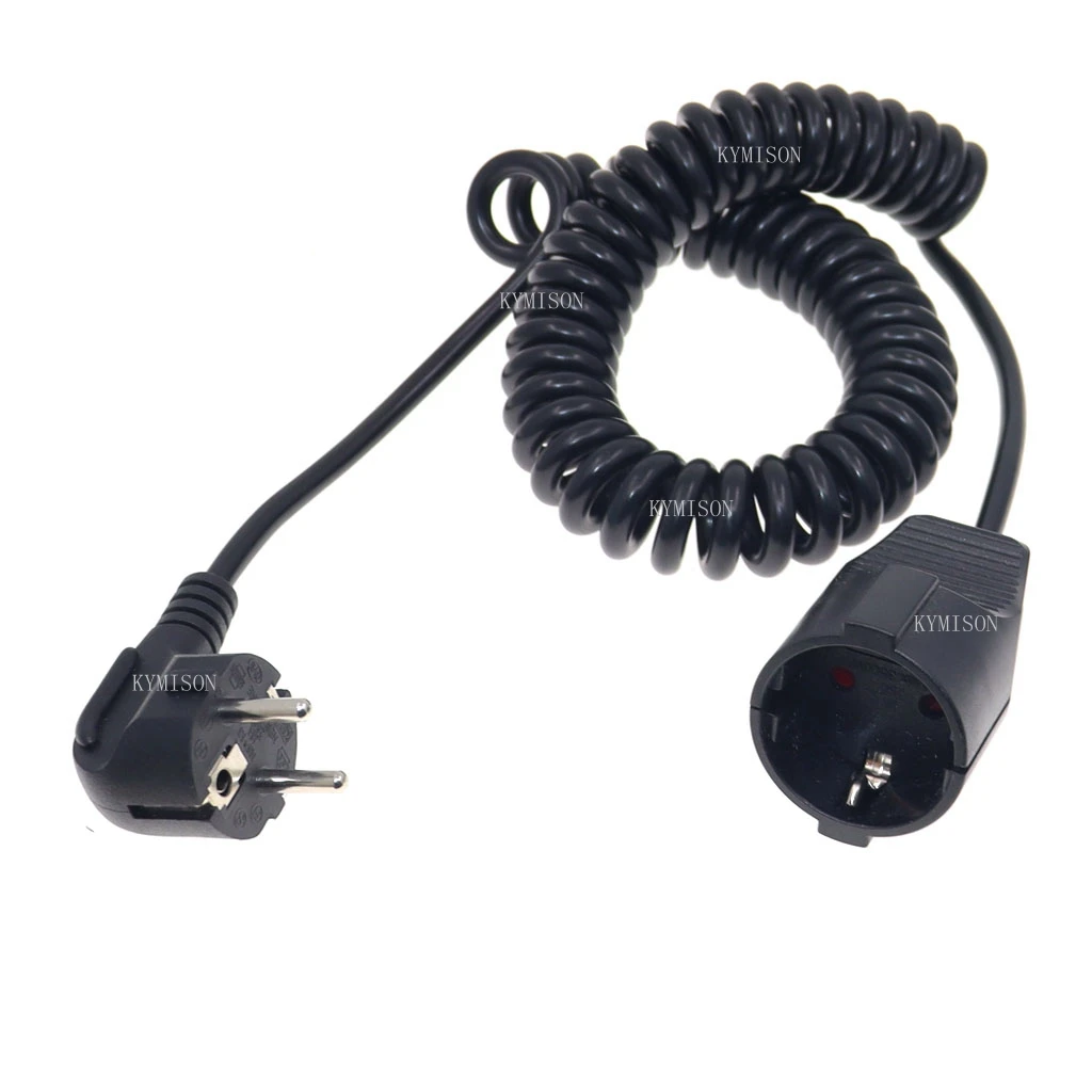 

Удлинитель питания «штырь-гнездо» европейского стандарта, настенный кабель с 2 круглыми проводами для отеля, фена для волос