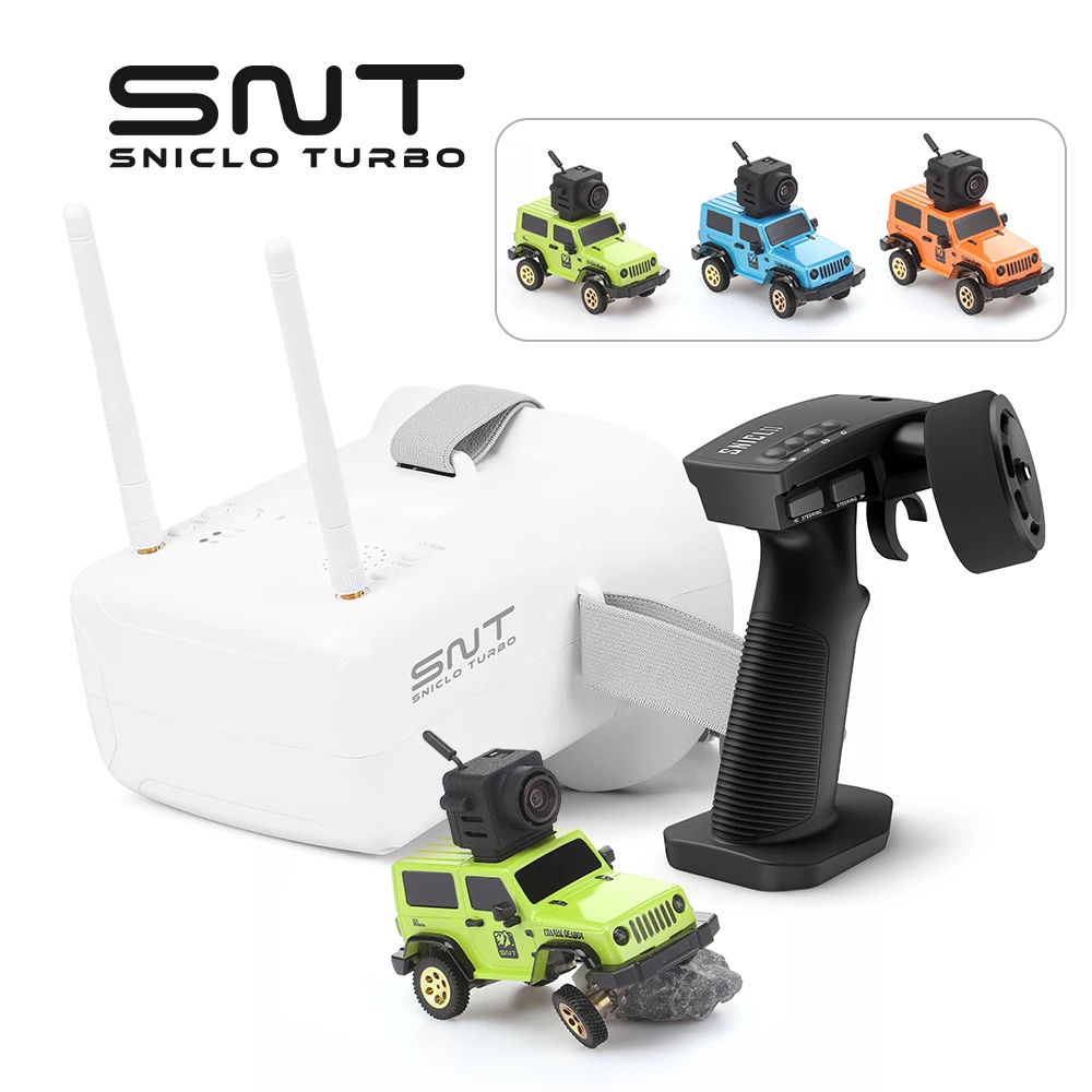 

SNICLO TURBO SNT 3010 First Perspective FPV RTR 1/64 RC Electric Remote Control Model Car MINI Racing Adults Childrens Toys