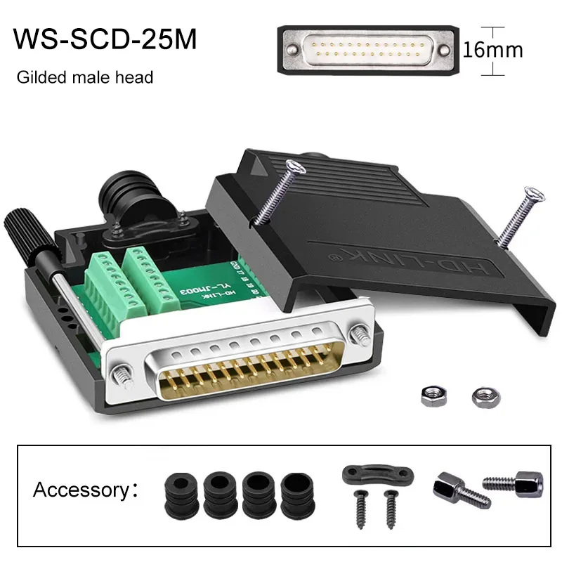

Разъём DB25 Solder