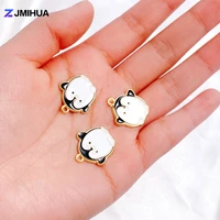 10pcslot cute penguin mouse animals pendant charms for jewelry making diy earrings necklaces bracelets handmade accessories