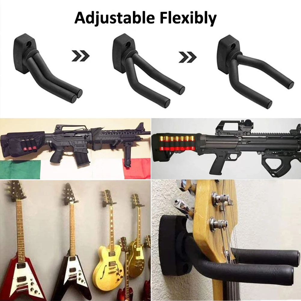 Нескользящая настенная вешалка-крючок для гитары стеллажа оружия винтовок
