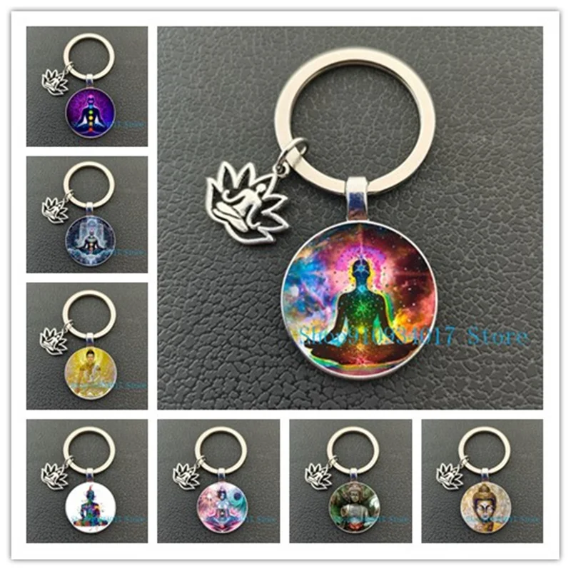 7 чакр Йога медитация круглая Женская драгоценность мужской женский подарок дух