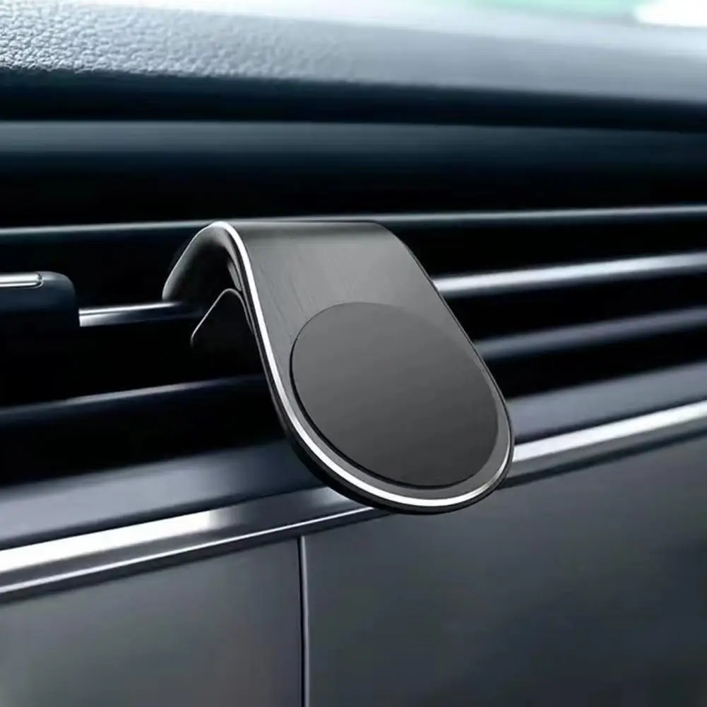 

Magnetic Car Phone Holder Universal Magnetic Car Phone Holder Air Vent Mount Clip 360 Degree Rotatable Aluminum Alloy for Mobile