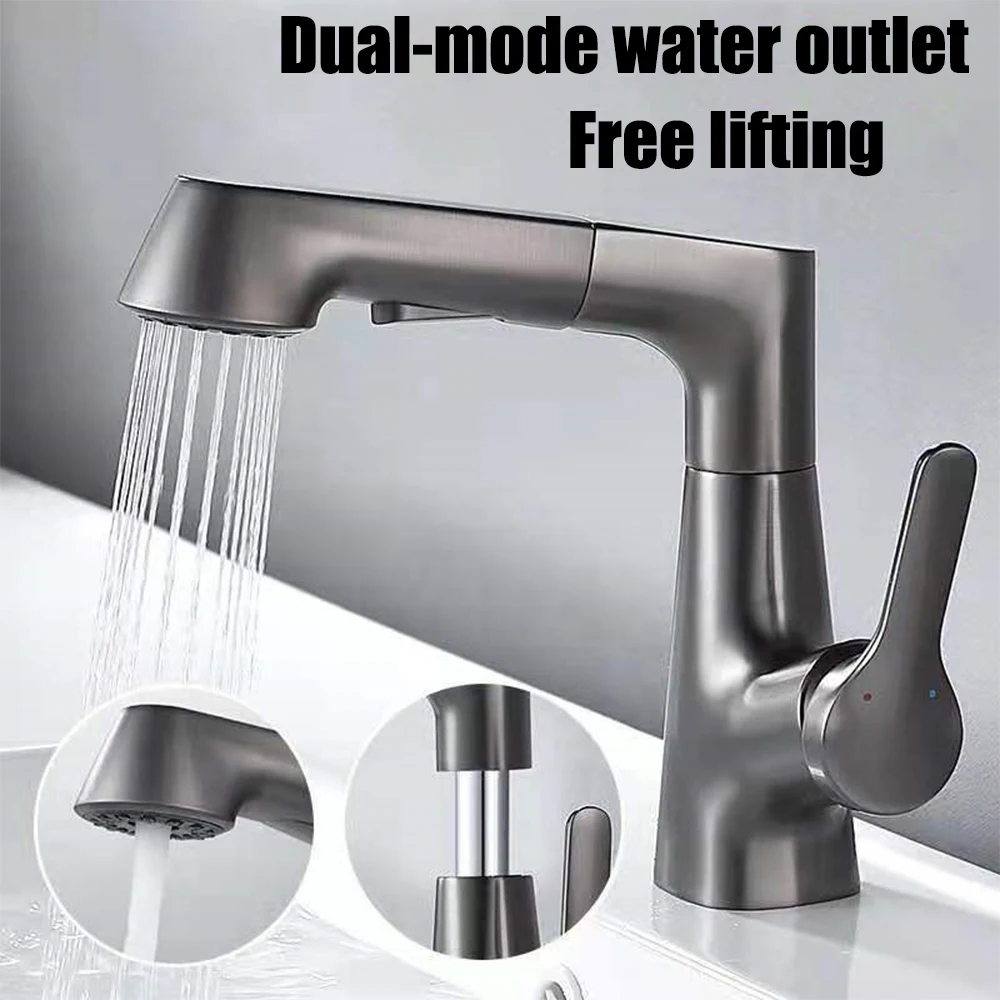 

Extendable Faucet Sink Hot And Cold Kitchen Faucet Kitchen Faucet Aerator Removable Kitchen Faucet 360° Rotation Splash Proof