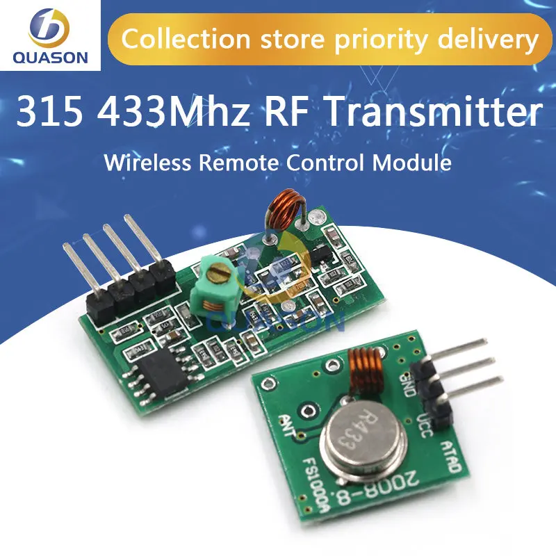 315 433 Mhz 315Mhz 433Mhz RF Transmitter And Receiver Link Kit for Arduino Wireless Remote Control Module Voltage Module Board