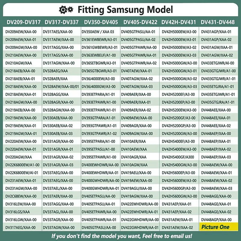 2 комплекта для сушилки Samsung включает ролик сушильной машины DC97-16782A DC93-00634A