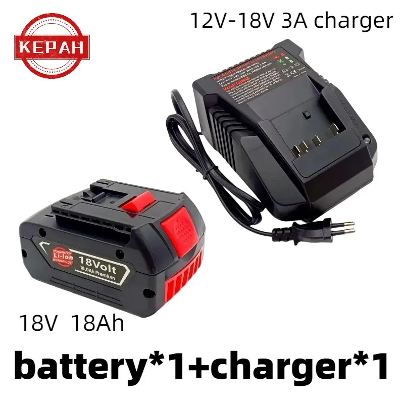 

Lithium ion battery 18V, 18Ah, rechargeable, for electric drills, BAT609, BAT609G, BAT618, BAT618G, BAT614、
