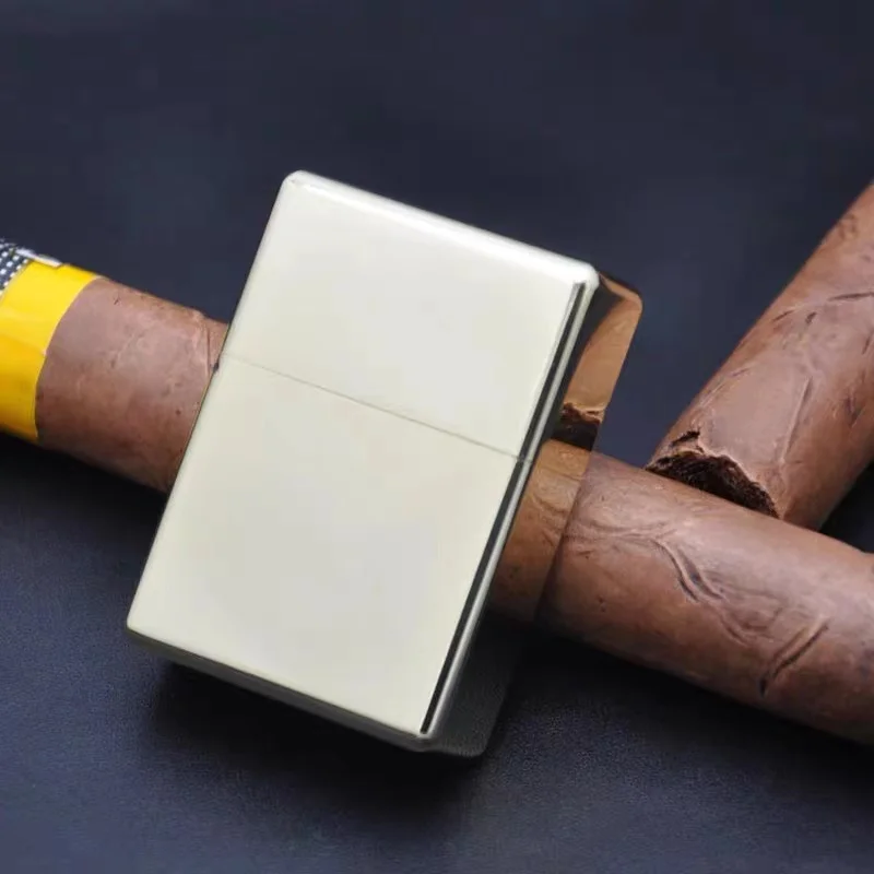 Цена ZORRO 912S сверхпрочная армированная латунь/титановая стандартная зажигалка; 3/5 металлическая бензиновая зажигалка с петлей, мужской подарок