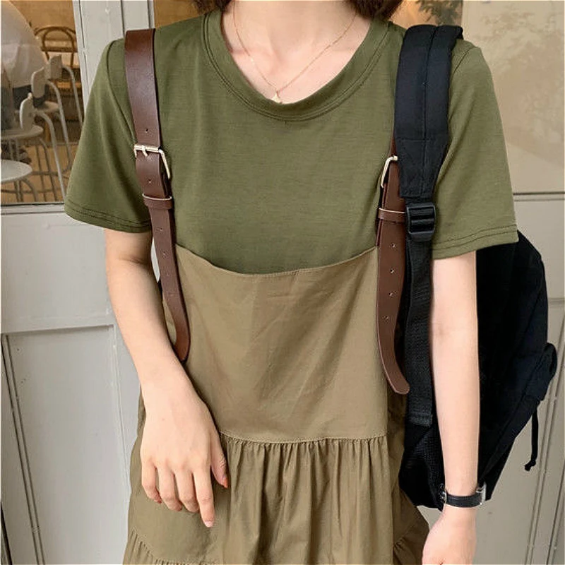 Женское Платье без рукавов в стиле Харадзюку летняя Шикарная стильная женская