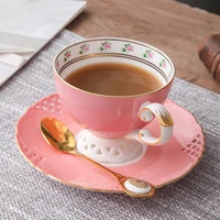tea cup bone china ceramics tea coffee cup set nordic luxury elegant afternoon tea cup set personality coffee cups coffeeware