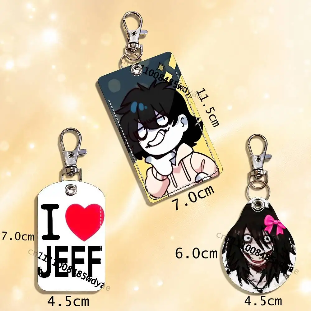 Брелок-карта Jeff Art Killer: модный кулон, чехол для ID-карты, проездного, карты доступа, милый, для взрослых (art.: 3920dad503fd7) - 3920dad503fd7